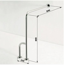 Bemeta Поручень для ванной Help 301112134 – фотография-2