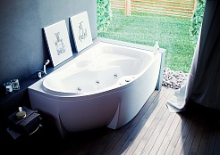 Aquatek Акриловая ванна Вега 170x105 R с экраном – фотография-3