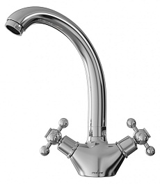 Mixline Смеситель для кухни 1/2 керамический ML07-031 хром – фотография-3