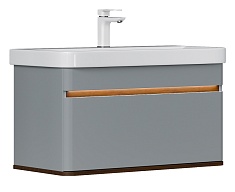 Equil Тумба под раковину Elegante 80 1 ящик подвесная мэйджик/дуб голиано