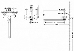 Promo Смеситель для ванны Stream-D F637163C-01A – фотография-3