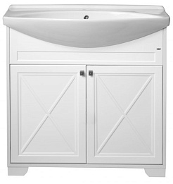 Атолл Мебель для ванной Палермо 85 декор – фотография-4