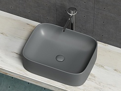 Ceramicanova Мебельная раковина Element 50 CN6052MDH тёмный антрацит матовый – фотография-10