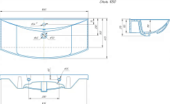 Водолей Тумба с раковиной Колумбия 105 – фотография-7
