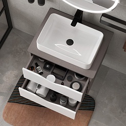 Equil Раковина мебельная Smile 78531 белая – фотография-2