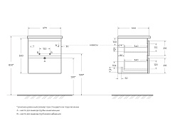 BelBagno Мебель для ванной Albano-Cer 50 Bianco Lucido – фотография-11