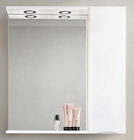 BelBagno Зеркало-шкаф MARINO-SPC-800/750-1A-BL-P-R Bianco Lucido