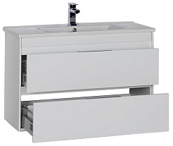 Aquanet Комплект мебели "Тулон 100" белый (183624) – фотография-6