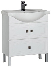 Aquanet Тумба с раковиной "Стайл 75" с дверцами – фотография-1