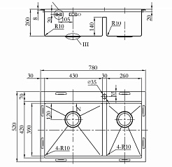 Zorg Кухонная мойка Master Dixi R-5278-L – фотография-2
