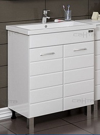 СанТа Тумба для умывальника Омега 70 напольная – фотография-1