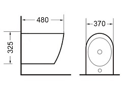 Timo Биде подвесное KULO ТК-404 – фотография-5