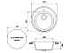 Granfest Мойка кухонная Rondo GF-R510 Серый – картинка-6