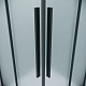 Grossman  Душевой уголок Galaxy 110x100x195 профиль черный матовый стекло шиншилла – картинка-18