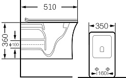 Grossman Унитаз подвесной GR-4461S – фотография-5