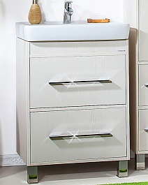 Бриклаер Тумба с раковиной Чили 60 светлая лиственница – фотография-1