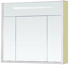 Misty Зеркальный шкаф Джулия 120 бежевый Beidge – фотография-1