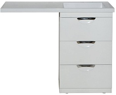 Misty Тумба с раковиной Куба 50, 3 ящика R