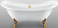 Фэма Акриловая ванна "Julia", ножки бронза, покрытие RAL металлик 