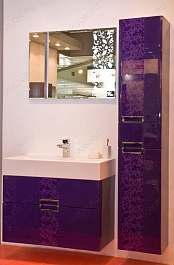  Тумба с раковиной "Edel" фиолетовая – фотография-4