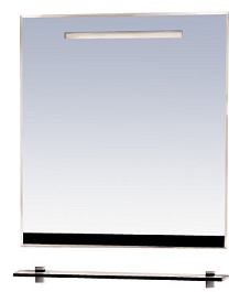 Misty Зеркало для ванной Джулия 75 черное – фотография-1