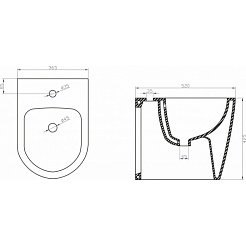 BelBagno Биде напольное Marino BB105B – фотография-2