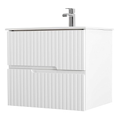 Cezares Тумба с раковиной Duet 60 подвесная CZR-8095-60 bianco lucido – фотография-1