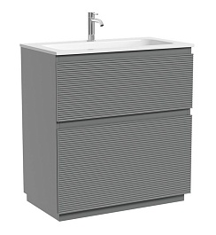 Sancos Тумба под раковину напольная Folk Floor 80 ergraut soft – фотография-1