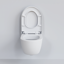 Ambassador Сиденье для унитаза Abner белое – фотография-4