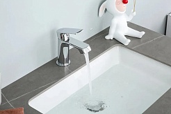 Frap Смеситель для раковины H71 F1071 хром – фотография-2