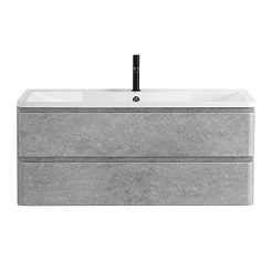 BelBagno Тумба с раковиной Albano 120 подвесная Cemento Verona Grigio – фотография-2