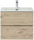 Aquanet Мебель для ванной Алвита New 60 2 ящика подвесная дуб веллингтон белый – картинка-25