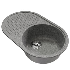 Mixline Мойка кухонная ML-GM16 темно-серая – фотография-2