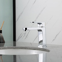 Frap Смеситель для раковины H89 F1089 хром – фотография-2