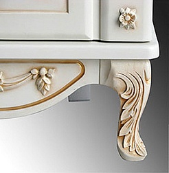 Атолл Мебель для ванной "Верона 120 К" дорато – фотография-3