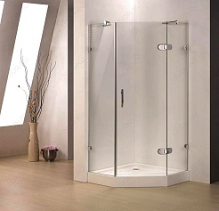 Timo  Душевой уголок "BY-839" (100 см) прозрачный – фотография-2