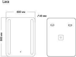 Grossman Зеркало Lara 60x80 – фотография-3