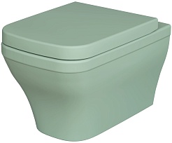 Ambassador Сиденье для унитаза Benefit мятное матовое – фотография-2