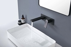 Aquatek Смеситель для раковины Лира AQ1413MB матовый черный – фотография-5