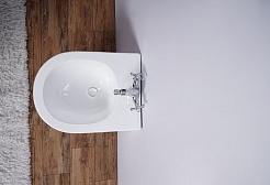 Esbano Биде подвесное Lirio белое – фотография-4