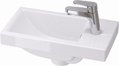 Style Line Тумба с раковиной Соло 40 графит нубук – фотография-7