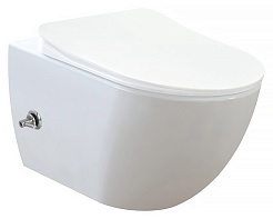 Creavit Унитаз подвесной Free FE322.00500 безободковый – фотография-1