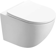 Azario Унитаз подвесной Trevi AZ-0093UQ3 безободковый белый