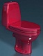 Oscar Унитаз-Компакт "Бордовый" микролифт – фотография-8