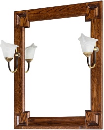 Водолей Зеркало Дубэлла 65 орех – фотография-2