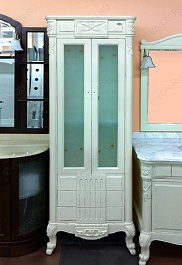 Demax Пенал для ванной "Луизиана" blanco antic – фотография-2