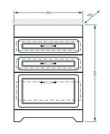 Stella Polare Тумба с раковиной Кармела 60 ольха белая – фотография-4