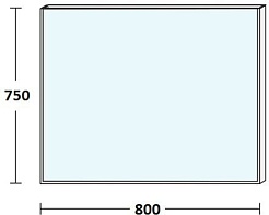 De Aqua Мебель для ванной Форма 80, зеркало Алюминиум – фотография-10