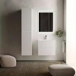 Sancos Тумба с раковиной Snob R 60 bianco раковина CN7011 – фотография-5