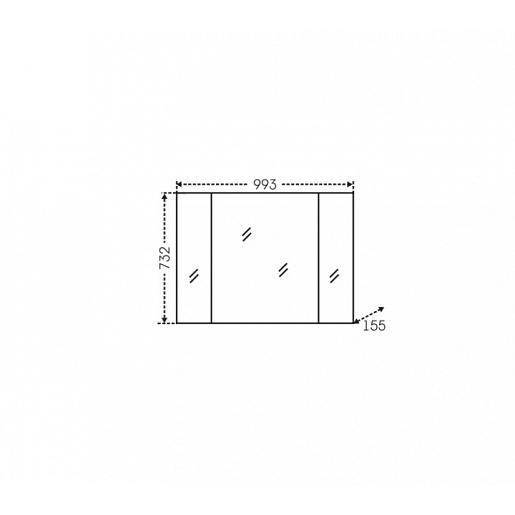 СанТа Мебель для ванной Марс 38 L подвесная – картинка-5